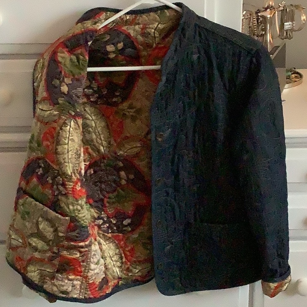 Chico’s Denim Reversible Jacket - image 1